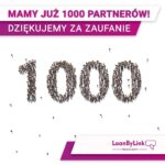 1000 aktywnych partnerów LoanByLink – Proste Raty